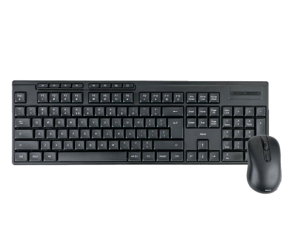 Zestaw (Mysz + Klawiatura) HAMA Zestaw klawiatura i mysz WKM-200 czarny